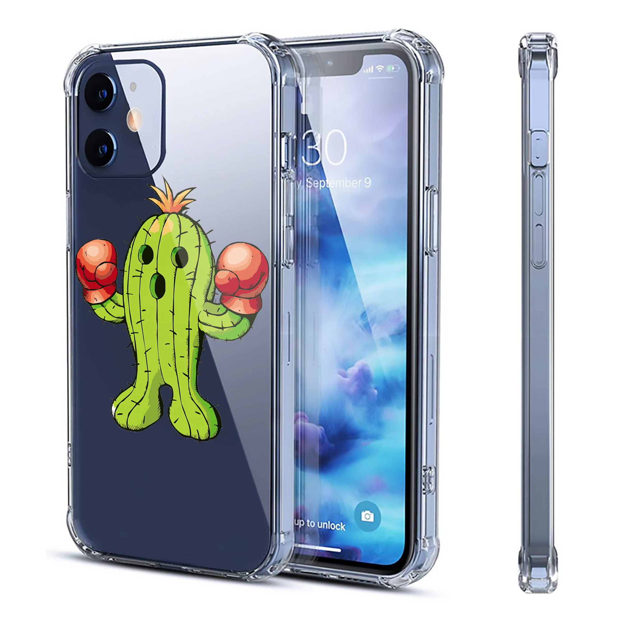 （画像用） Digimon デジタルモンスター/デジモン 【iPhone 12シリーズ対応】透明スマホケース（クリアソフトケース）